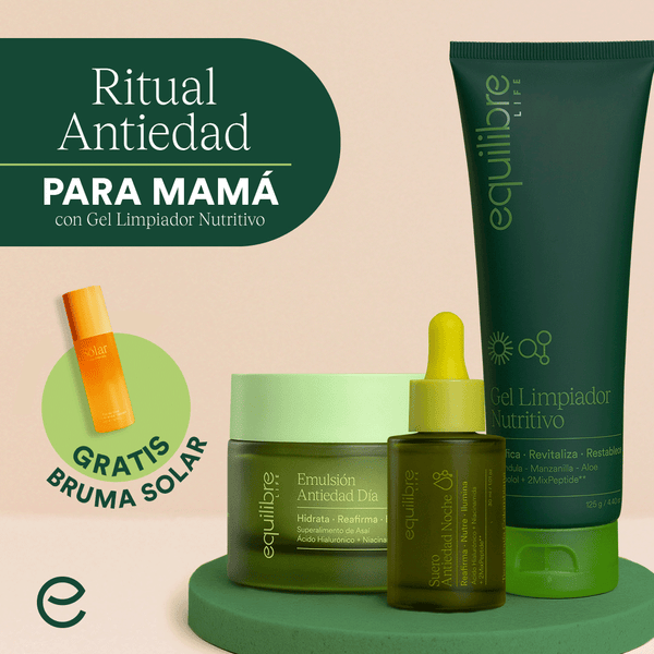 KIT Ritual Antiedad Mamá con Gel Limpiador